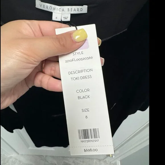 Veronica Beard Dress Toki Dress in Black Size 8